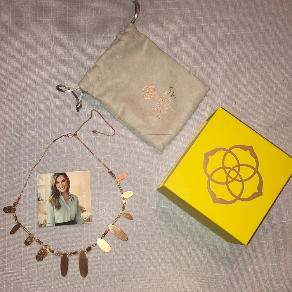 Kendra Scott Rose Gold Adjustable Necklace